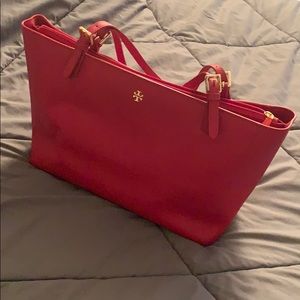 Red Tory Burch Laptop bag